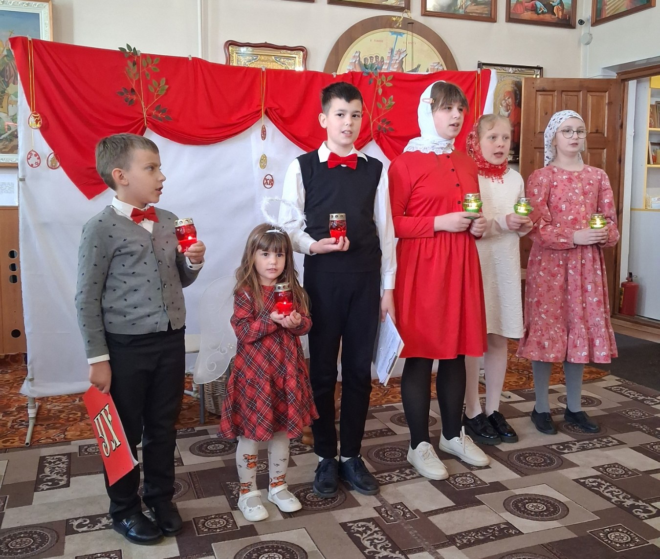 Пасхальное представление воскресной школы
